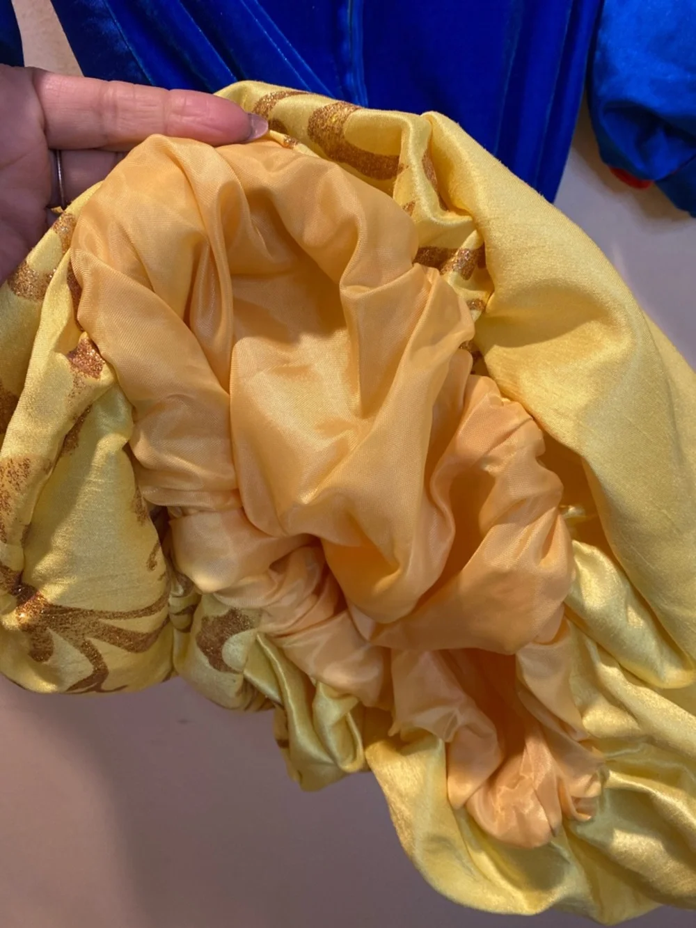 Disney Blue, Yellow & Red Snow White Princess Dress-Up Costume Fits 8-10